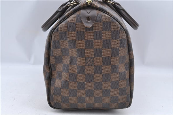 Authentic Louis Vuitton Damier Speedy 30 Hand Boston Bag Purse N41364 LV J1071