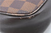 Authentic Louis Vuitton Damier Trousse Makeup Hand Bag Pouch N51982 Junk J1079