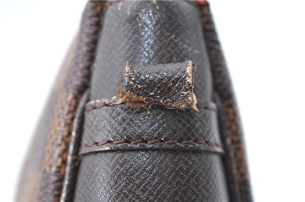 Authentic Louis Vuitton Damier Trousse Makeup Hand Bag Pouch N51982 Junk J1079