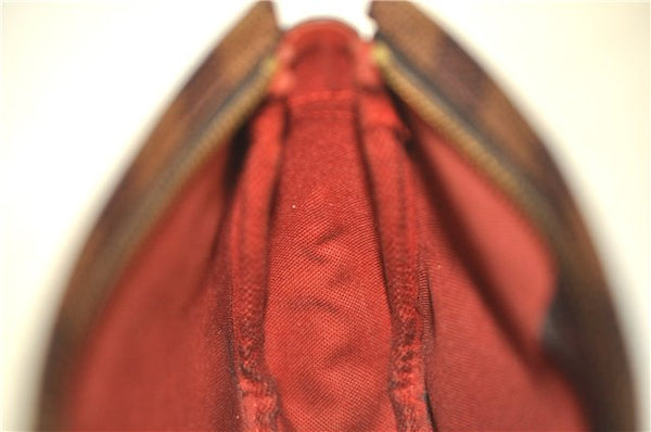 Authentic Louis Vuitton Damier Trousse Makeup Hand Bag Pouch N51982 Junk J1079