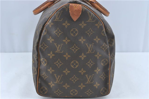 Authentic Louis Vuitton Monogram Speedy 40 Hand Boston Bag M41522 LV J1090