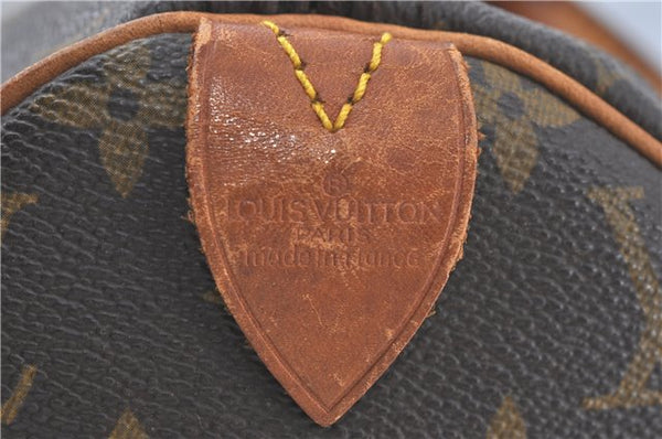 Authentic Louis Vuitton Monogram Speedy 40 Hand Boston Bag M41522 LV J1090