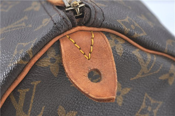 Authentic Louis Vuitton Monogram Speedy 40 Hand Boston Bag M41522 LV J1090