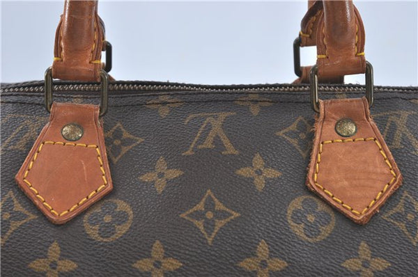 Authentic Louis Vuitton Monogram Speedy 40 Hand Boston Bag M41522 LV J1090