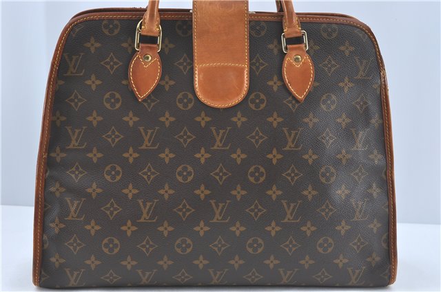 Authentic Louis Vuitton Monogram Rivoli Business bag Hand Bag M53380 LV J1091