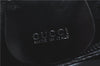 Authentic GUCCI Bamboo 2Way Shoulder Hand Bag Nylon Leather Black J1094
