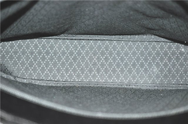 Authentic GUCCI Bamboo 2Way Shoulder Hand Bag Nylon Leather Black J1094