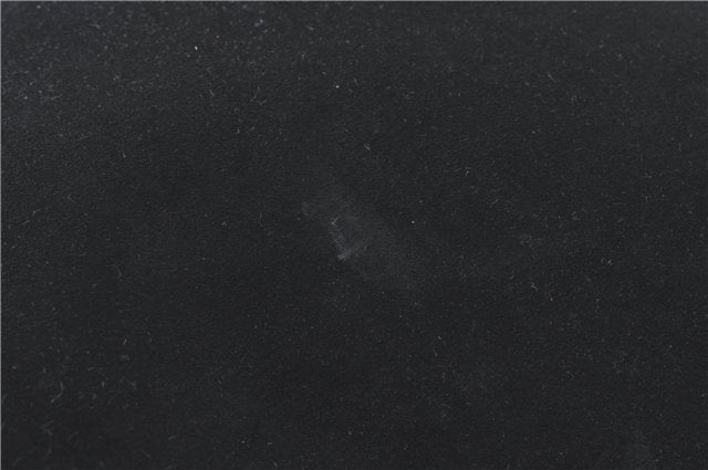 Authentic GUCCI Bamboo 2Way Shoulder Hand Bag Suede Leather Black J1095