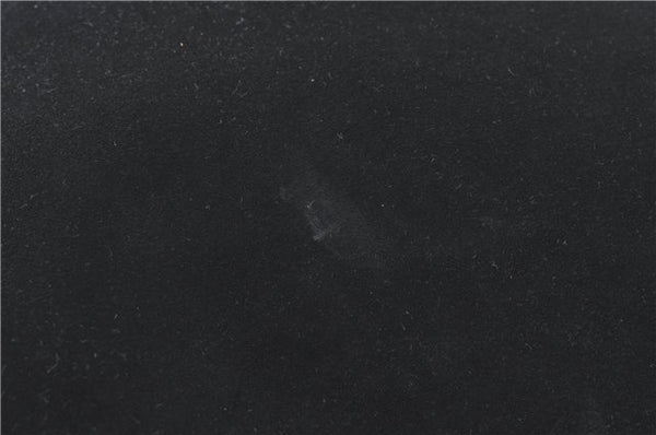 Authentic GUCCI Bamboo 2Way Shoulder Hand Bag Suede Leather Black J1095