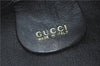 Authentic GUCCI Bamboo 2Way Shoulder Hand Bag Suede Leather Black J1095