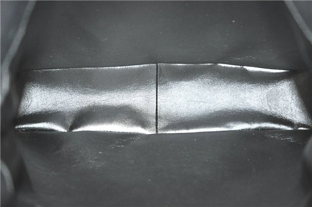 Authentic GUCCI Bamboo 2Way Shoulder Hand Bag Suede Leather Black J1095