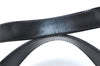 Authentic CELINE Hand Bag Purse Leather White Black J1096
