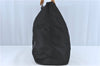 Authentic GUCCI Bamboo Tote Hand Bag Nylon Leather Black J1097