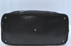 Authentic GUCCI Bamboo Tote Hand Bag Nylon Leather Black J1097