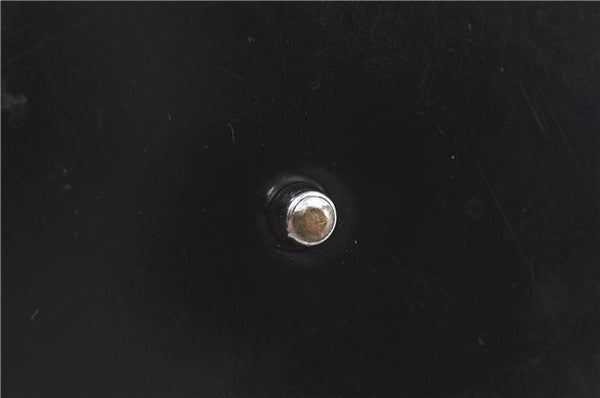 Authentic GUCCI Bamboo Tote Hand Bag Nylon Leather Black J1097