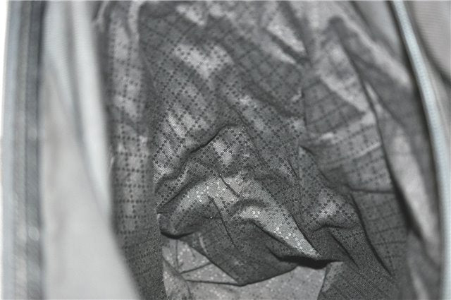 Authentic GUCCI Bamboo Tote Hand Bag Nylon Leather Black J1097