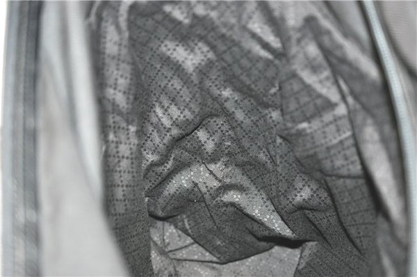 Authentic GUCCI Bamboo Tote Hand Bag Nylon Leather Black J1097