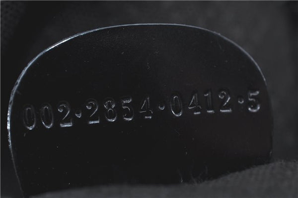 Authentic GUCCI Bamboo Tote Hand Bag Nylon Leather Black J1097