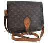 Auth Louis Vuitton Monogram Cartouchiere GM Shoulder Cross Bag M51252 LV J1101