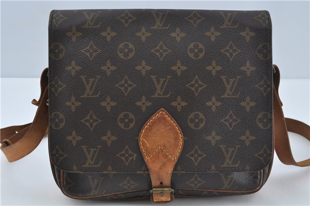 Auth Louis Vuitton Monogram Cartouchiere GM Shoulder Cross Bag M51252 LV J1101