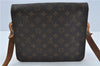 Auth Louis Vuitton Monogram Cartouchiere GM Shoulder Cross Bag M51252 LV J1101