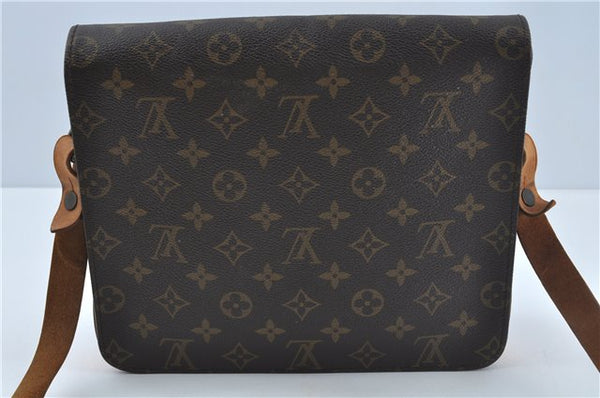 Auth Louis Vuitton Monogram Cartouchiere GM Shoulder Cross Bag M51252 LV J1101