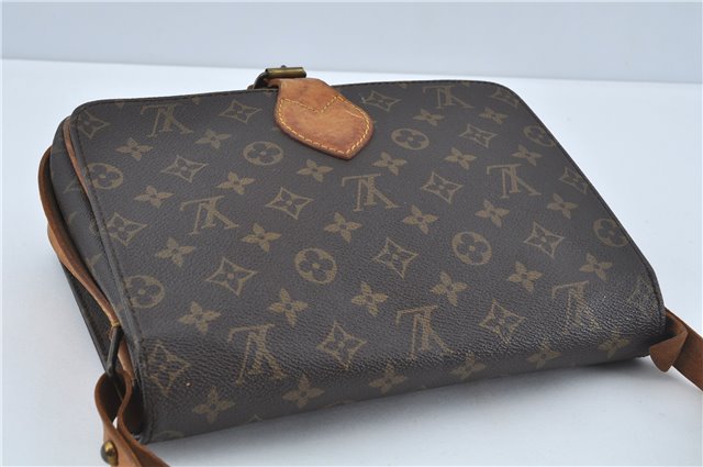 Auth Louis Vuitton Monogram Cartouchiere GM Shoulder Cross Bag M51252 LV J1101