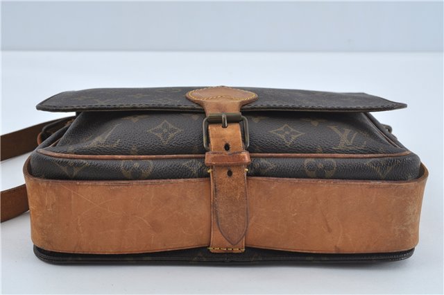 Auth Louis Vuitton Monogram Cartouchiere GM Shoulder Cross Bag M51252 LV J1101