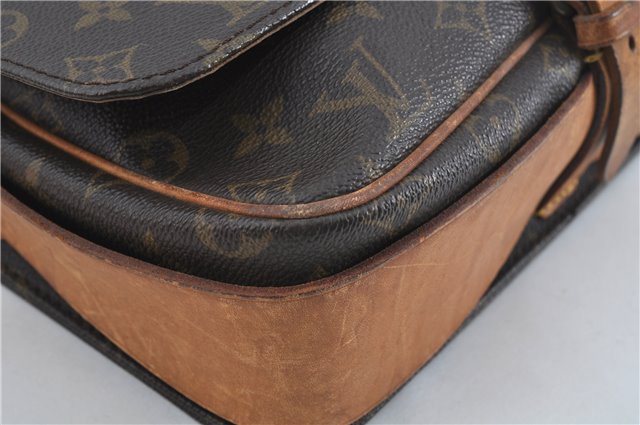Auth Louis Vuitton Monogram Cartouchiere GM Shoulder Cross Bag M51252 LV J1101