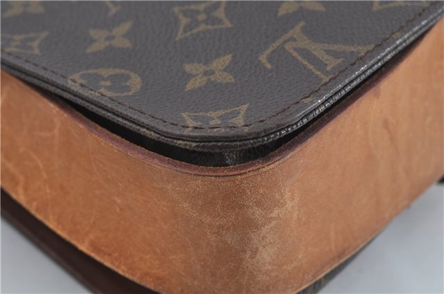 Auth Louis Vuitton Monogram Cartouchiere GM Shoulder Cross Bag M51252 LV J1101