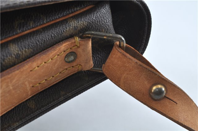 Auth Louis Vuitton Monogram Cartouchiere GM Shoulder Cross Bag M51252 LV J1101