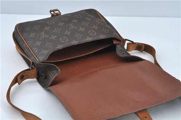 Auth Louis Vuitton Monogram Cartouchiere GM Shoulder Cross Bag M51252 LV J1101