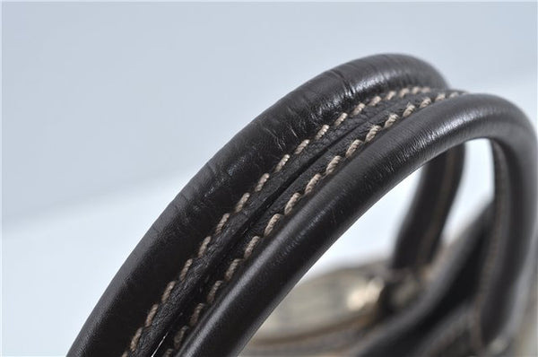 Authentic GUCCI Jumbo GG Crystal Hand Tote Bag PVC Leather 223964 Brown J1104