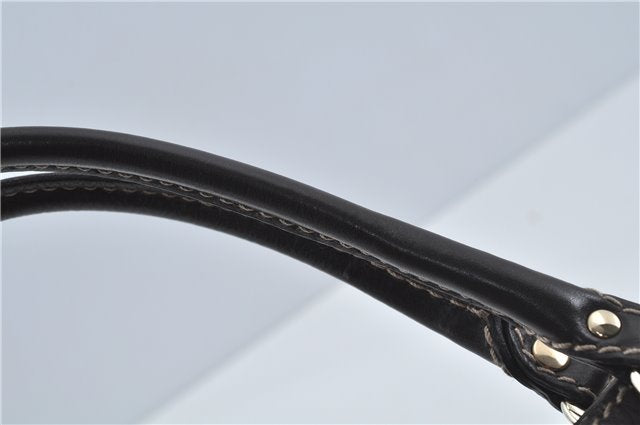 Authentic GUCCI Jumbo GG Crystal Hand Tote Bag PVC Leather 223964 Brown J1104