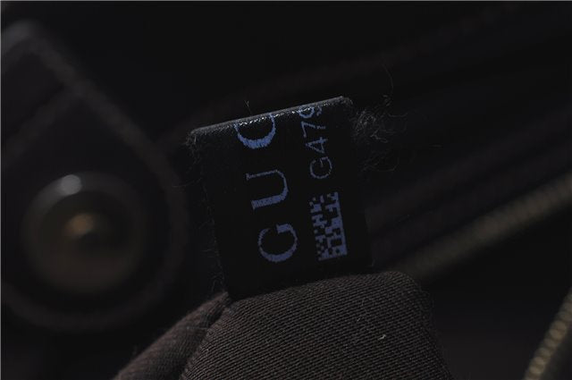 Authentic GUCCI Jumbo GG Crystal Hand Tote Bag PVC Leather 223964 Brown J1104