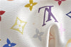 Auth Louis Vuitton Monogram Multicolor Judy MM 2Way Hand Bag M40255 White J1107