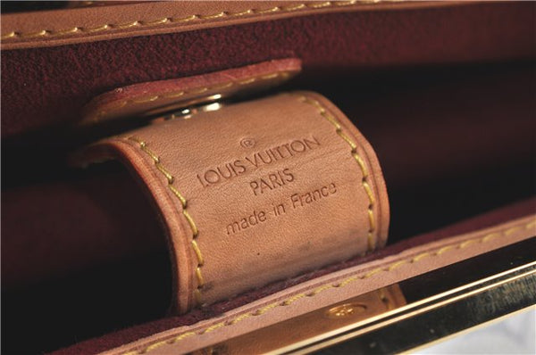 Auth Louis Vuitton Monogram Multicolor Judy MM 2Way Hand Bag M40255 White J1107