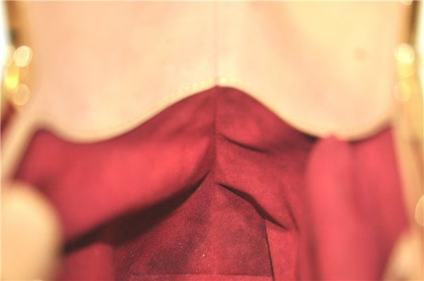 Auth Louis Vuitton Monogram Multicolor Judy MM 2Way Hand Bag M40255 White J1107