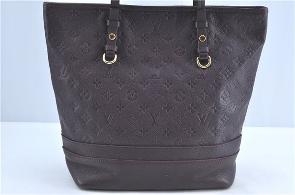 Auth Louis Vuitton Monogram Empreinte Citadine PM Tote Bag M94049 Purple J1108