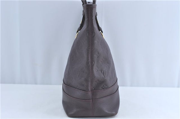Auth Louis Vuitton Monogram Empreinte Citadine PM Tote Bag M94049 Purple J1108