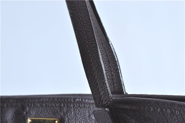 Auth Louis Vuitton Monogram Empreinte Citadine PM Tote Bag M94049 Purple J1108