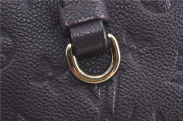 Auth Louis Vuitton Monogram Empreinte Citadine PM Tote Bag M94049 Purple J1108