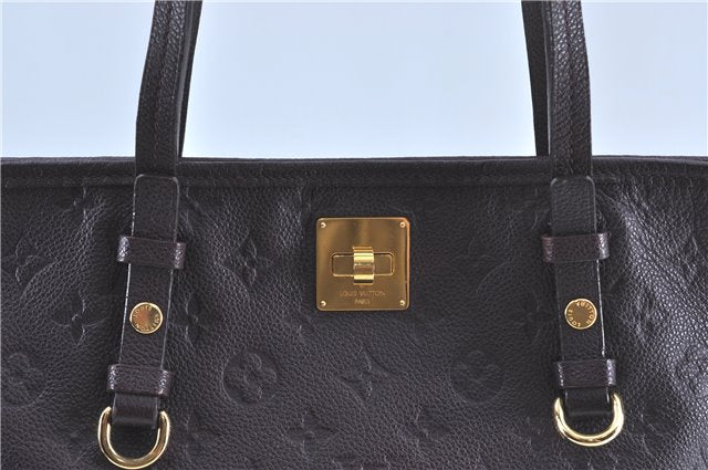Auth Louis Vuitton Monogram Empreinte Citadine PM Tote Bag M94049 Purple J1108