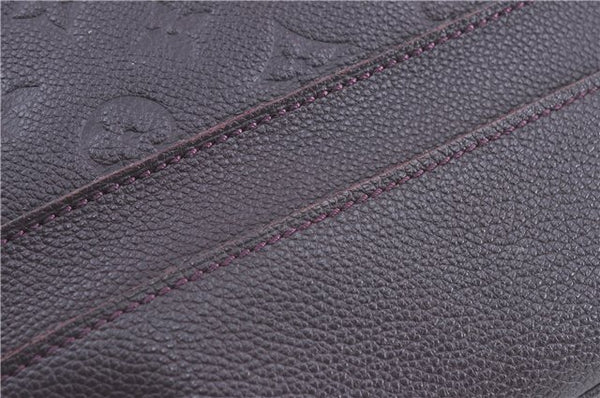 Auth Louis Vuitton Monogram Empreinte Citadine PM Tote Bag M94049 Purple J1108