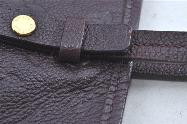 Auth Louis Vuitton Monogram Empreinte Citadine PM Tote Bag M94049 Purple J1108