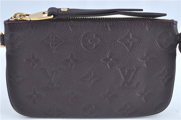 Auth Louis Vuitton Monogram Empreinte Citadine PM Tote Bag M94049 Purple J1108