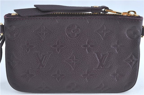 Auth Louis Vuitton Monogram Empreinte Citadine PM Tote Bag M94049 Purple J1108