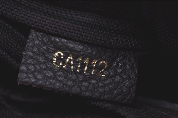 Auth Louis Vuitton Monogram Empreinte Citadine PM Tote Bag M94049 Purple J1108