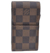 Authentic Louis Vuitton Damier Etui Cigarette Case N63024 LV J1119