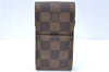 Authentic Louis Vuitton Damier Etui Cigarette Case N63024 LV J1119